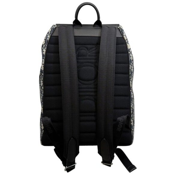 Christian Dior Backpack Saddle Black Beige Navy main image 6